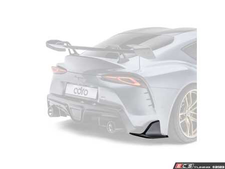 ES#4818134 - A18A20-1301 - Adro Rear Bumper Winglets - Toyota GR Supra - Enhance your GR Supra's aesthetics with the ADRO carbon fiber rear winglets - ADRO INC. - BMW