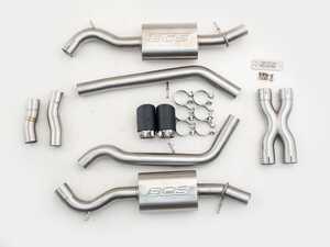 ES#4818165 - 049784LA01 - N54/N55 Axle-Back Exhaust - Lightweight axle-back featuring an exotic exhaust note. Designed for minimal drone at driving speed and maximum volume when desired. - ECS - BMW