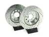 ES#3499819 - EBR1289XPR - Front Cross-Drilled And Slotted Evolution Rotors - Pair (280x22) - Zinc coated rotors for many miles of performance - Power Stop - Volkswagen