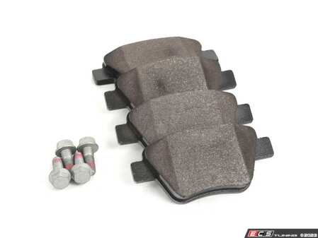 ES#4486677 - 5K0698451 - Premium Low-Met OE Equivalent Pad - Rear - Quality brake pads from an original equipment supplier - Brembo - Audi Volkswagen