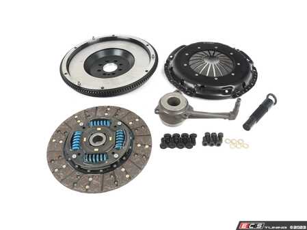 ES#3220734 - MB-034-060 -  Stage 2 Performance Clutch Kit - With Single Mass Flywheel - Designed to hold up to 440 ft/lbs of torque to the wheels with a sprung organic disc and steel flywheel - DKM - Audi Volkswagen