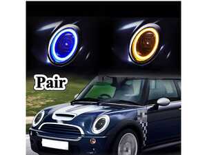 ES#4818704 - HMINI01HLED - Sequential Projector LED DRL Headlights - Pair - Upgraded LED headlights in F56 LCI+ Style but for the Gen 1 MINIs  **Only Fit for MINI with OEM Halogen Head Light or Conversion from factory Xenons** These lights do not contain headlight washers. - ZiZa - MINI