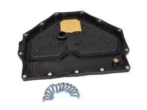 ES#4818754 - 9P1321359 - Transmission Oil Pan With Filter & Gasket - Filter to remove debris from the transmission fluid in the transmission - Hamburg Tech - Porsche