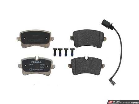 ES#4818833 - 4G0698451L - Rear Brake Pad Set - Includes brake pad wear sensors - Ferodo - Audi