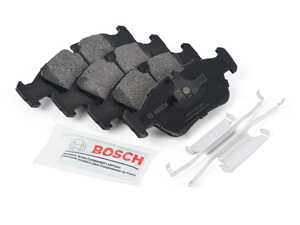 ES#4809623 - BC558 - Bosch QuietCast Ceramic Brake Pads - Front - Bosch QuietCast brake pads offer quiet operation and low dust without affecting peformance or longevity - Bosch - BMW