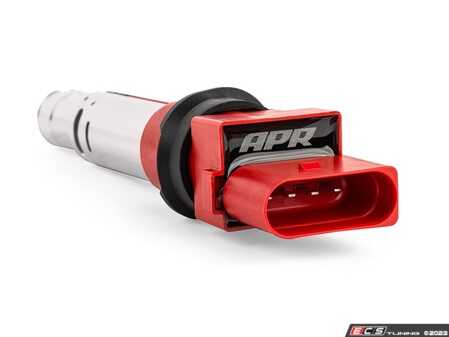 ES#4818876 - MS100244 - APR Upgraded Ignition Coil - Red - Priced Each  - Designed to be a direct plug-and-play upgrade to factory coils, providing greater energy output, ensuring a stronger and more consistent spark! - APR - Audi Volkswagen Porsche