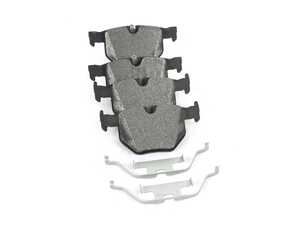 ES#4810238 - BE1170H - Bosch Blue Semi-Metallic Brake Pads With Hardware - Rear - A great value pad that offers strong, consistent braking and low dust - Bosch - BMW