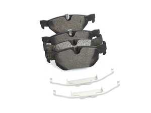 ES#4810201 - BE1171H - Bosch Blue Semi-Metallic Brake Pads With Hardware - Rear - A great value pad that offers strong, consistent braking and low dust - Bosch - BMW