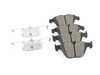 ES#4808484 - BC918 - Bosch QuietCast Ceramic Brake Pads - Front - Bosch QuietCast brake pads offer quiet operation and low dust without affecting peformance or longevity - Bosch - BMW