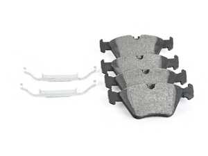 ES#4810085 - BE946H - Bosch Blue Semi-Metallic Brake Pads With Hardware - Front - A great value pad that offers strong, consistent braking and low dust - Bosch - BMW