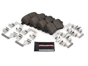 ES#3991151 - Z26-1547 - Z26 Extreme Street Rear Brake Pad Set - Carbon-fiber ceramic formula that offers extreme braking performance. Includes hardware. - Power Stop - Audi Porsche