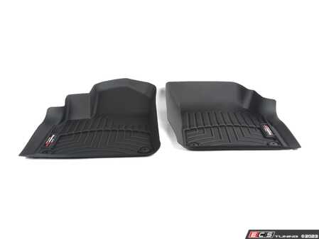 ES#3141480 - 448871 - Front FloorLiner DigitalFit - Black - Laser measured for perfect fitment and ultimate protection against moisture and debris - WeatherTech - Audi