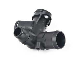 ES#4766156 - 06D121132C - Coolant Hose Flange  - Located rear engine, this flange houses the temp sensor - Bremmen Parts - Audi