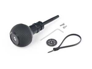 ES#4424376 - GS2-BMA-2S - GS2 Automatic Shift Knob - Black w/ Black Perforated Air Leather - Just because your BMW doesn't have a third pedal, doesn't mean it should be stuck with some goofy shifter. - Black Forest Industries - BMW