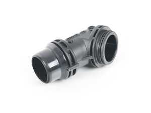 ES#4179743 - 11518482258 - Water Pump Coolant Outlet Pipe - Connects the radiator return hose to the lower coolant return port on the mechanical water pump - Genuine BMW - BMW
