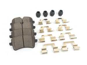 ES#3991035 - Z23-1547 - Z23 Evolution Sport Rear Brake Pad Set - Carbon fiber infused low-dust ceramic brake pads with hardware - Power Stop - Audi Porsche