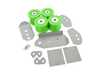 ES#4772525 - SBRC-E46-95A - Subframe Bushing/Reinforcement Combo Kit - Track - Includes polyurethane subframe bushings and subframe reinforcement plates. - Revshift - BMW
