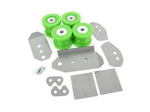 ES#4772525 - SBRC-E46-95A - Subframe Bushing/Reinforcement Combo Kit - Track - Includes polyurethane subframe bushings and subframe reinforcement plates. - Revshift - BMW