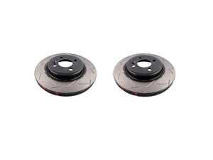 ES#4820617 - dba42526sKT - DBA Front T3 Slotted Brake Rotor - Pair 11.02" (280x22) - Standard rotor slotted with special kangaroo paw print vein - DBA - MINI