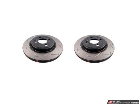 ES#4820617 - dba42526sKT - DBA Front T3 Slotted Brake Rotor - Pair 11.02" (280x22) - Standard rotor slotted with special kangaroo paw print vein - DBA - MINI