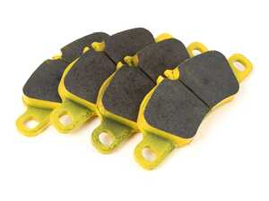 ES#3546280 - 8074RSL1 - RSL1 Yellow Endurance Racing Brake Pads - Front  - Popular street and endurance racing pad with slightly higher friction levels than RSL29 pads. Same friction material used in several European racing series. - Pagid Racing - Porsche