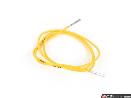 ES#1009112 - 000979164E - Repair Wire - Priced Each - Single wire with two standard connectors. 0.63mm lug with 0.75mm high temperature resistant wire - Genuine Volkswagen Audi - Audi Volkswagen