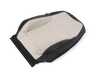 ES#3649177 - 561881806BPTJD - Leatherette/Fabric Seat Cover - Right - Front - Have an unsightly seat for your passengers? Repalce it with this OE seat cover in Shetland & Black. - Genuine Volkswagen Audi - Volkswagen
