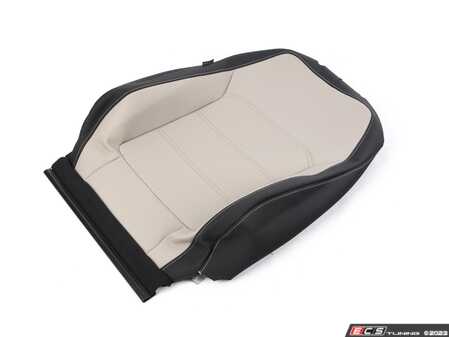 ES#3649177 - 561881806BPTJD - Leatherette/Fabric Seat Cover - Right - Front - Have an unsightly seat for your passengers? Repalce it with this OE seat cover in Shetland & Black. - Genuine Volkswagen Audi - Volkswagen