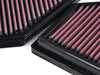 ES#4660530 - 33-3171 - K&N Replacement Air Filter Set - Engineered to improve airflow and designed to provide an increase in horsepower - K&N - BMW