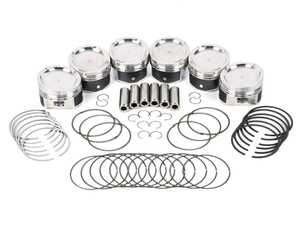 ES#3659335 - 279946 - JE Performance Forged Piston Set - Includes rings, wire locks, and wrist pins - 84mm bore, 8.5:1 CR, 95.9mm stroke - JE Piston - Volkswagen Porsche