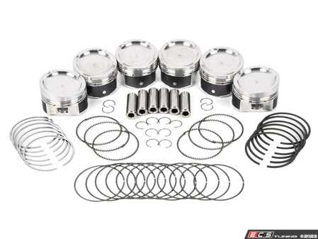ES#3659335 - 279946 - JE Performance Forged Piston Set - Includes rings, wire locks, and wrist pins - 84mm bore, 8.5:1 CR, 95.9mm stroke - JE Piston - Volkswagen Porsche