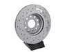 ES#4830673 - MK7145BS12KT - Front Brake Service Kit - Basic (288X25) - Featuring Zimmermann Cross Drilled Brake Rotors and Brembo NAO Ceramic Pads - Assembled By ECS - Volkswagen