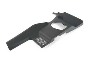 ES#463282 - 8T186305201C - Rain Tray Cover - Satin Black - Left - Sits over the left area of the rain tray - Genuine Volkswagen Audi - Audi