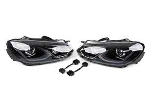 ES#4810795 - 5K094100X-MK8 - MK8 Style Projector Headlight Set - Late model Audi looks with MK6 fitment. Features dual projectors, switchback DRLs/indicators, and start up animation. - ZiZa - Volkswagen