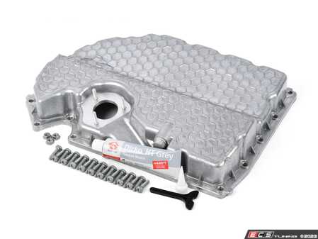 ES#4029524 - 06K103600RKT - Oil Pan Replacement Kit  - Includes all aluminum oil pan, oil pan sealant, and hardware - Assembled By ECS - Audi Volkswagen