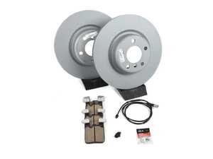 ES#4815558 - m235irrpsktKT1 - Rear Brake Service Kit - Includes front & rear rotors, pads, wear sensors, and associated hardware. - Assembled By ECS - BMW