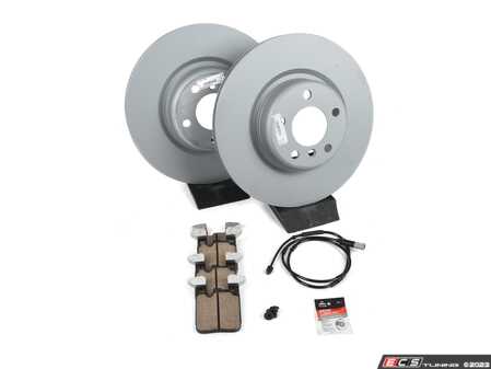 ES#4815558 - m235irrpsktKT1 - Rear Brake Service Kit - Includes front & rear rotors, pads, wear sensors, and associated hardware. - Assembled By ECS - BMW