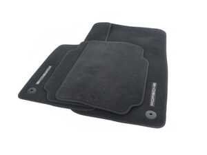 ES#3309000 - 9718644359M0 - Set Of Floor Mats - Black  - Factory replacement black floor mat set - Genuine Porsche - Porsche
