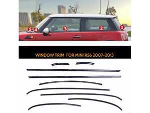 ES#4821034 - 51337146091 - MINI Waistline| Beltline Piano Black Full Belt Line Kit Peel & Stick - R56 MINI Cooper - Remove the chrome and get the blacked out look, lay over black chrome metal inserts - Bremmen Parts - MINI