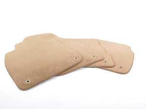 ES#2214935 - C5TWIST - Carpeted Floor Mat Set - Twist (Beige) - Keep your interior carpet protected - Genuine Volkswagen Audi - Audi