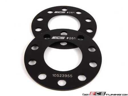 ES#2550687 - ECS261E70 - BMW Wheel Spacer Kit - 5mm - Aluminum wheel spacers, made specifically for your BMW - ECS - BMW