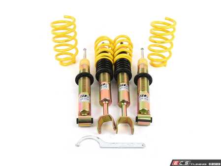 ES#4057147 - 13280017 - ST Performance Coilover System - Fixed Damping - Height adjustable with average lowering of 1.2"-2.8"F, 1.6"-2.8"R. - Suspension Techniques - Volkswagen