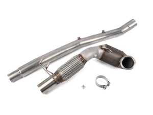 ES#4159830 - SSXVW513 - Large Bore Downpipe And Hi-Flow Catalytic Converter - Featuring a HJS brand 200-cell Hi-Flow Sport Cat - Milltek Sport - Audi Volkswagen