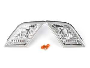 ES#3662908 - 340-1415PXB-VC - W204 C-Class Crystal Clear Bumper Side Marker Lights - Set - Featuring Crystal Clear Side Marker Lights for your W204! - Depo - Mercedes Benz