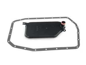 ES#4810488 - 3002434108/S - Meyle Automatic Transmission Filter & Gasket - A5S325Z - Replacement filter and new transmission oil pan gasket - Meyle - BMW