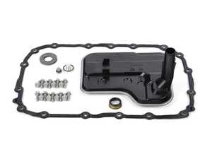 ES#4766600 - 3001350314/SK - Meyle Automatic Transmission Filter Kit - GA6L45R - Includes a new gasket, transmission filter, plugs, and installation hardware - Meyle - BMW
