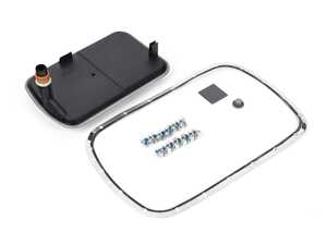 ES#4766601 - 3001350401/SK - Meyle Automatic Transmission Filter Kit - A5S360R/390R - Includes a new gasket, transmission filter, plug, and installation hardware - Meyle - BMW