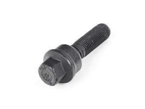 ES#4147786 - 1454107ASW - Floating Ball Seat Wheel Bolt (Black) - 14x1.5x41mm - Priced Each - Black zinc coated wheel bolts made specifically for OE wheels - H&R - Audi