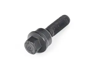 Floating Ball Seat Wheel Bolt (Black) - 14x1.5x41mm - Priced Each
