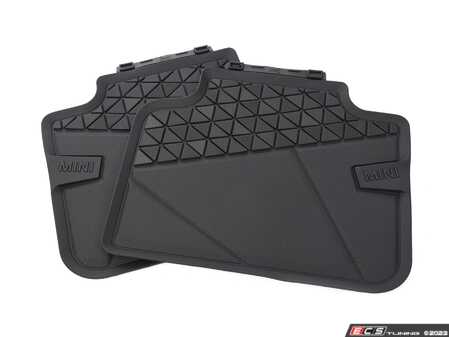 ES#4750085 - 51475A2DA78 - Floor Mats - All Weather Rear U25 - Used to protect the floor with a cool modern design - Genuine MINI - MINI